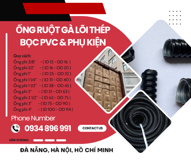 Ống Kẽm Bọc Thép Phi 16 & Phụ Kiện Đủ Quy Cách – Sẵn Kho Đà Nẵng, Hà Nội, TP.HCM