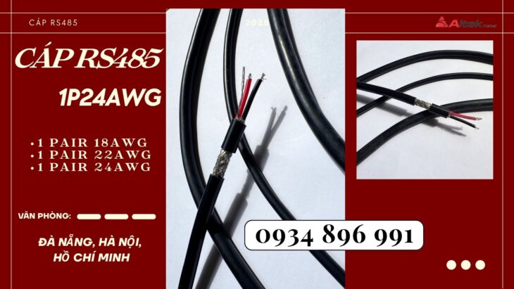 CÁP TRUYỀN THÔNG RS485 1 PAIR 24 AWG HÀ NỘI, BẮC NINH, HƯNG YÊN