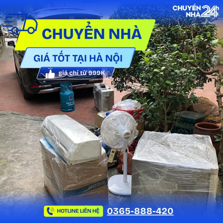DỊCH VỤ CHUYỂN NHÀ TRỌN GÓI HÀ NỘI 24H