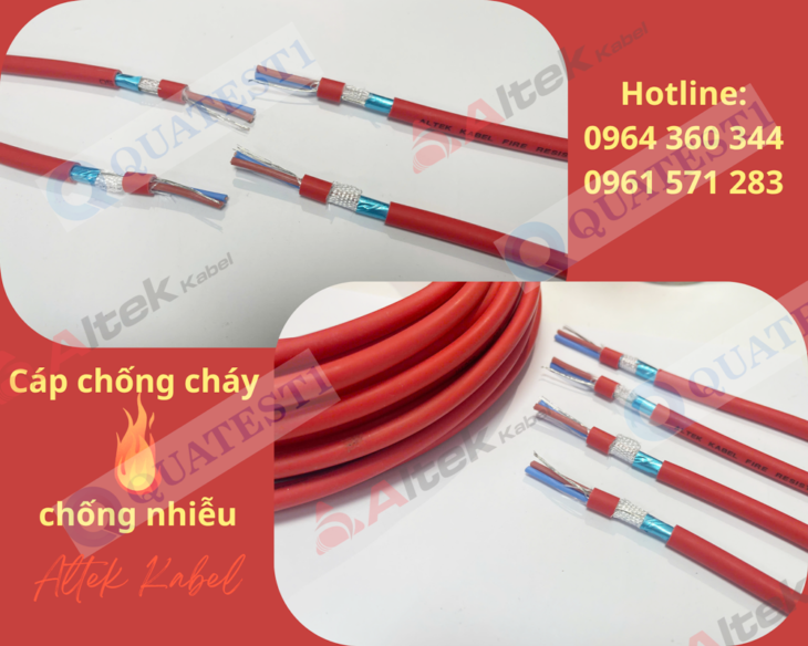 Cáp chống cháy chống nhiễu Altek Kabel giá tốt tại Hà Nội, HCM và Đà Nẵng