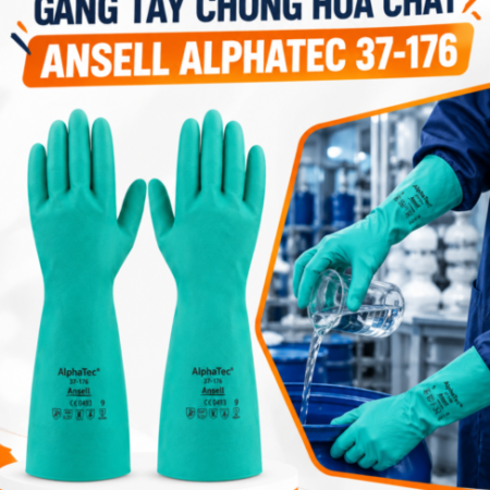 Găng tay chống hóa chất Ansell AlphaTec 37-176 – Vì sao chất liệu nitrile được ưa chuộng? Găng tay chống hóa chất Ansell AlphaTec 37-176 – Vì sao chất liệu nitrile được ưa chuộng?